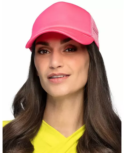 Fluorescerende rosa lue for voksne