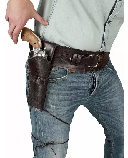 Cowboybelte med hylster for voksne