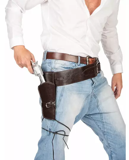 Western Bandit-belte med voksen slire