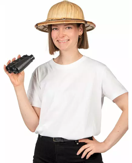 Beige eventyrerhatt for voksne