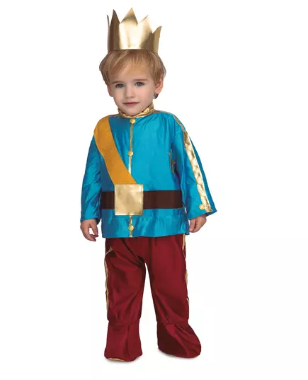 Babyblå prinskronekostyme