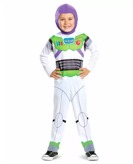 Buzz Lightyear-kostyme - Klassisk Toy Story for barn, Størrelse: 7–8 år (124–136 cm)