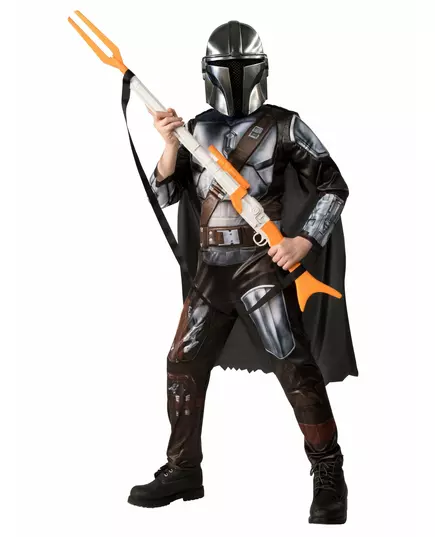 Classic Star Wars - The Mandalorian Child Costume, Size: 9-10 years (134 to 140 cm)