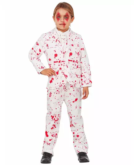Boy's Bloody Groom Costume Fancy Dress, Size: 9 years (125-135 cm)