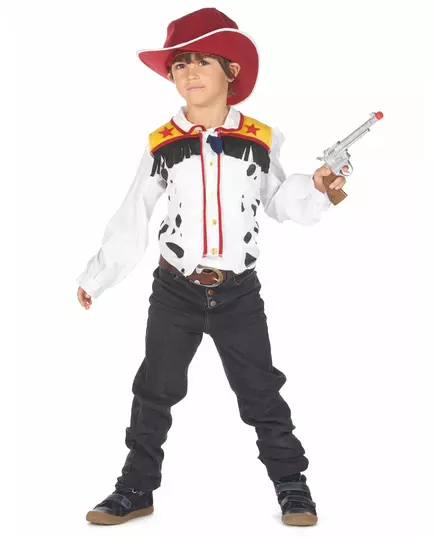 Cowboykostyme til gutter, Størrelse: 10–12 år (130–140 cm)