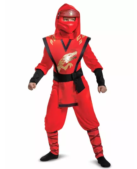 LEGACY Deluxe Kai Ninjago®-kostyme – LEGO Child, Størrelse: 10–12 år(137–149 cm)