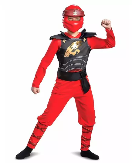 LEGACY Kai Ninjago-kostyme – LEGO Kids, Størrelse: 10–12 år (137 – 149 cm)