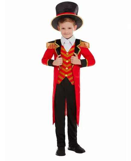 Ringmaster costume for boys, Size: 10-12 years (145/158 cm)