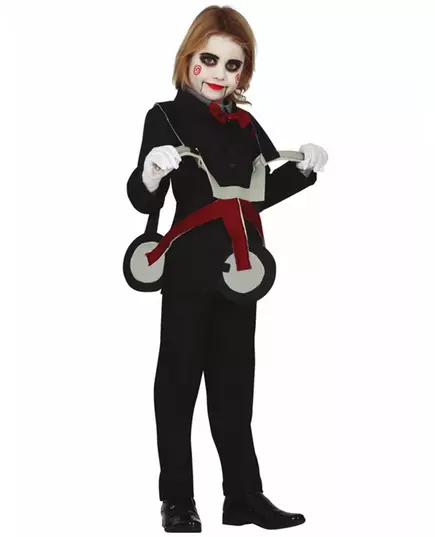Children's doll on tricycle costume