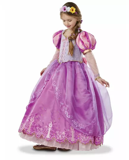 Samlerkostyme Prinsesse Rapunzel for jenter, Størrelse: 5–6 år(110–116 cm)