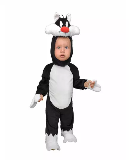 Baby Sylvester-kostyme Tweety og Sylvester, Størrelse: 1–2 år