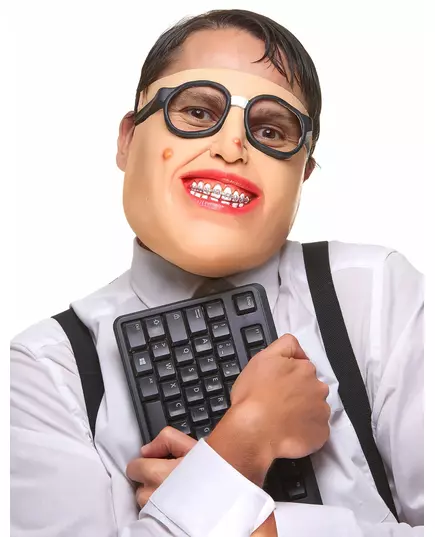 Voksen Geek Latex Halvmaske