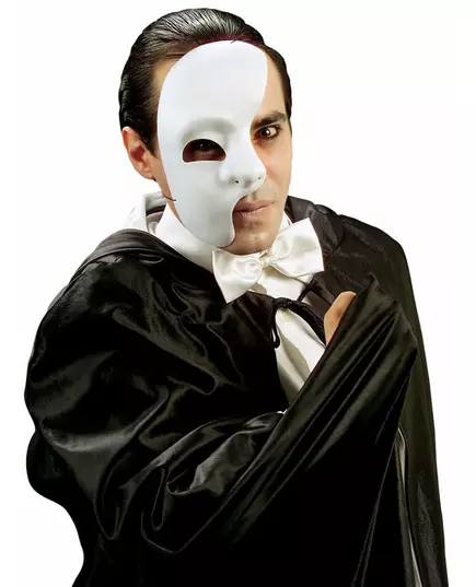 Halloween-halvmaske for voksne