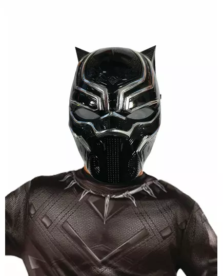 Black Panther halvmaske for barn
