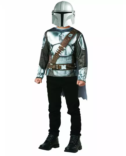 The Mandalorian children's top and mask kit