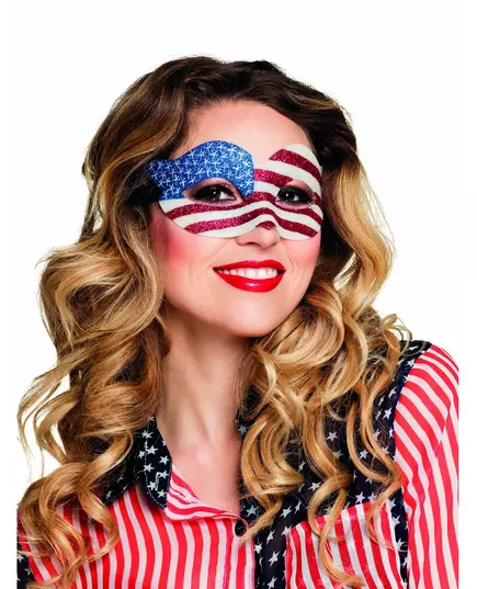 USA women's sequined wolf