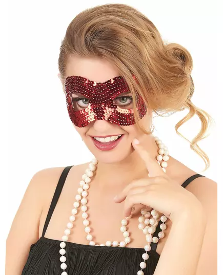 Adult red sequined wolf