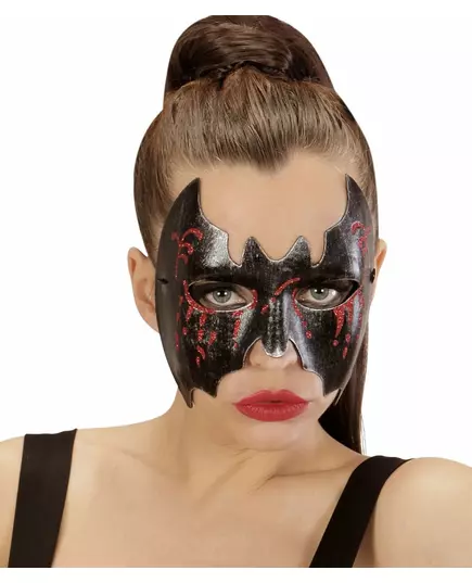 Blodig flaggermusulvkvinne Halloween