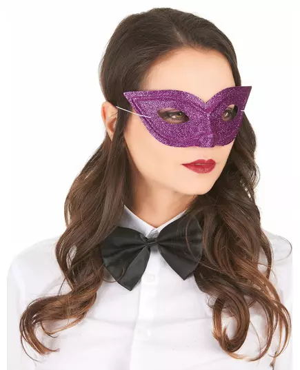 Adult Purple Sequined Venetian Wolf