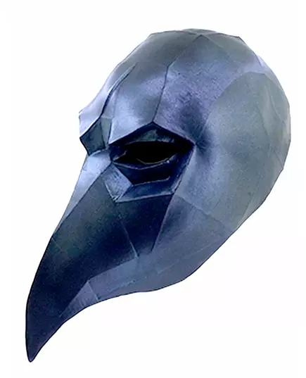Lav poly kråkemaske