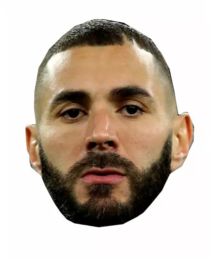 Karim Benzema pappmaske