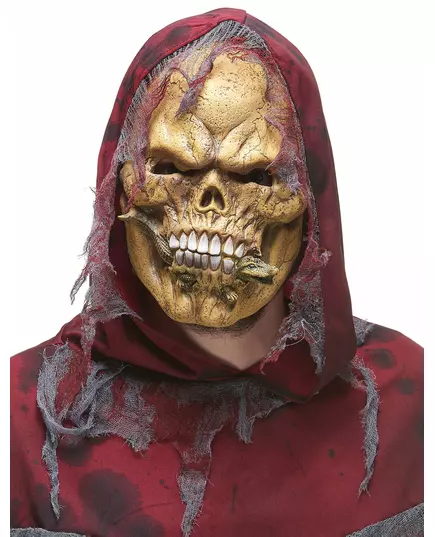 Adult Reptile-Eating Skeleton Latex Mask