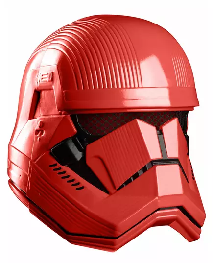 Deluxe heldekkende rød Sith-soldatmaske for voksne