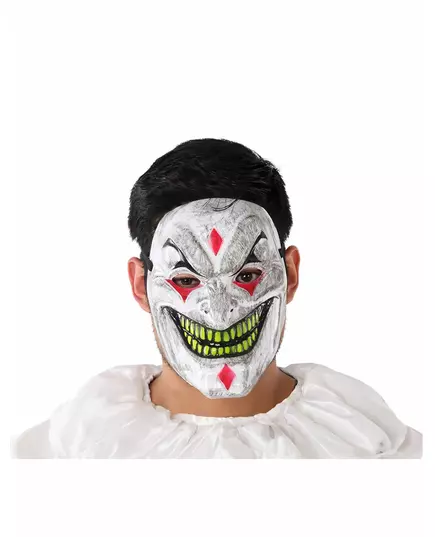 PVC-maske for voksne demonisk klovn