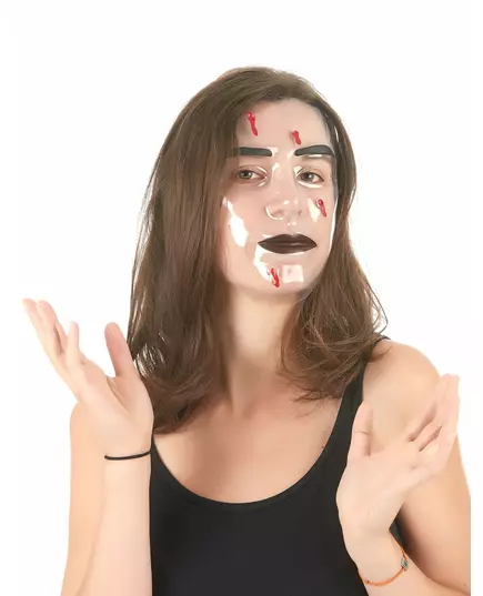 Transparent Mask Bullet Impact Adult