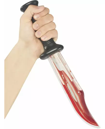 Blodig kniv 33 cm voksen
