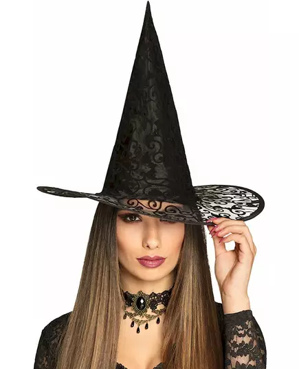 Halloween-heksehatt i blonder for voksne