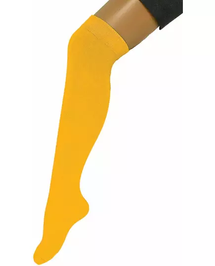Lange gule sokker 53 cm voksen