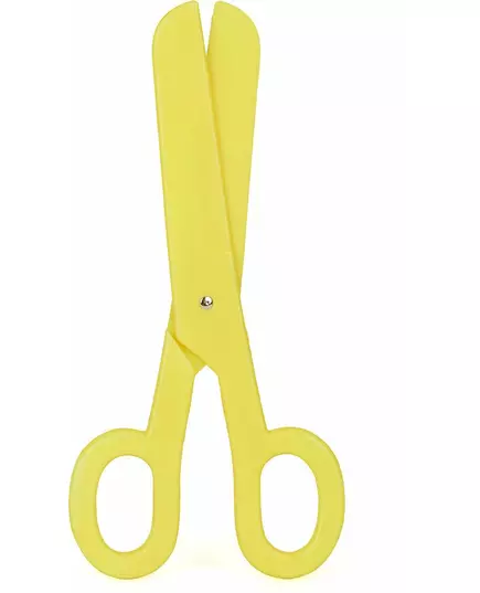 Giant yellow scissors