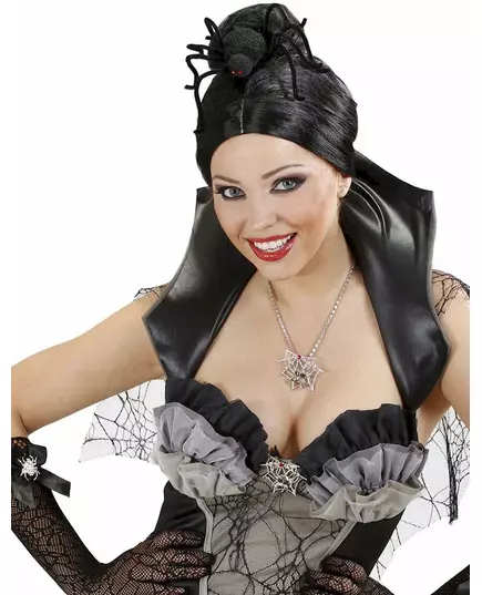 Voksen Halloween edderkopp hodeplagg