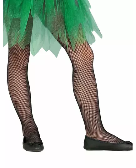 Children's black fishnet tights