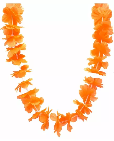 Oransje hawaiisk halskjede