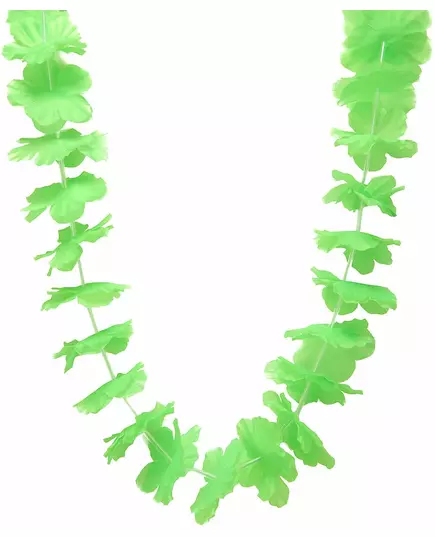 Green Hawaiian necklace