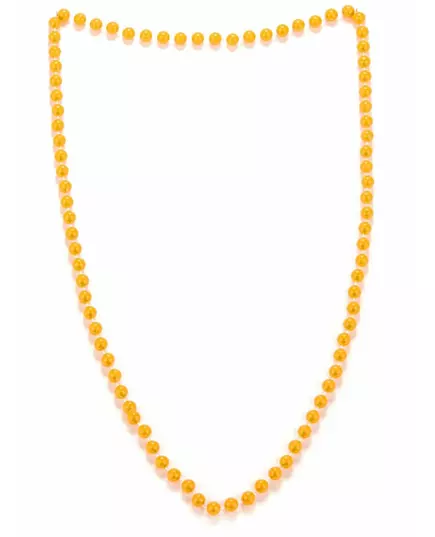 Adult orange pearl necklace