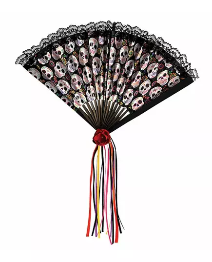 Dia de los muertos fan 42 cm adult