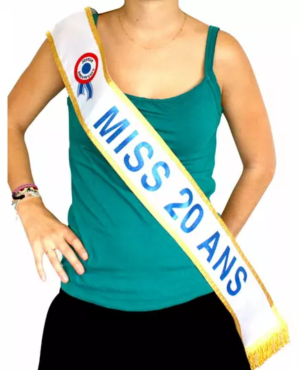 Miss 20 years sash