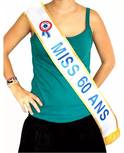 Miss 60 years sash