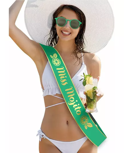 Miss Mojito grønt skjerf til dame