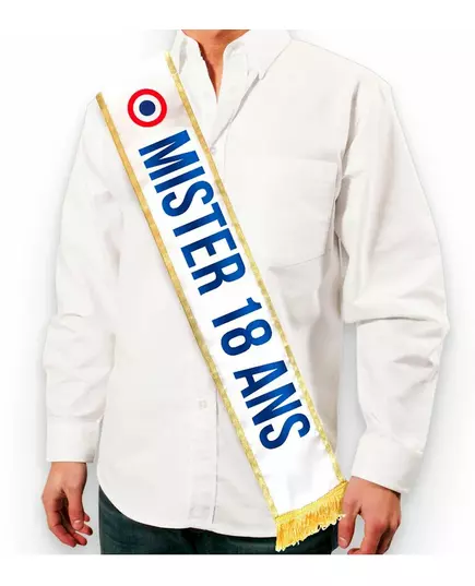 Mister 18 tricolor scarf