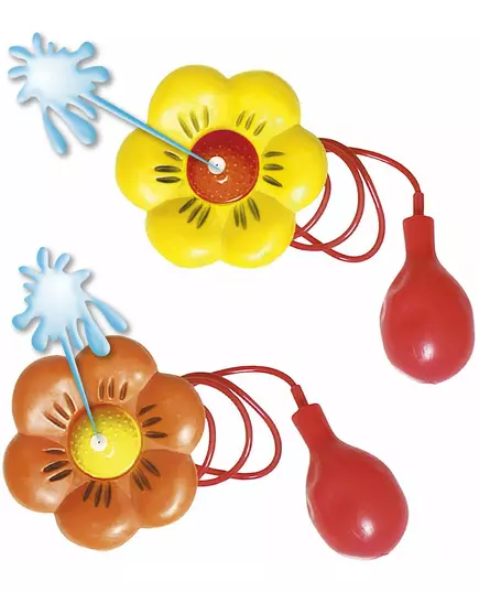 Flower throws water clown