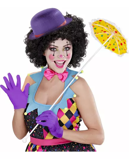 Adult purple short gloves