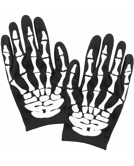 Adult Halloween skeleton gloves