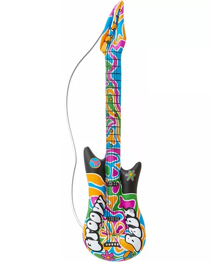 Oppblåsbar hippiegitar 105 cm