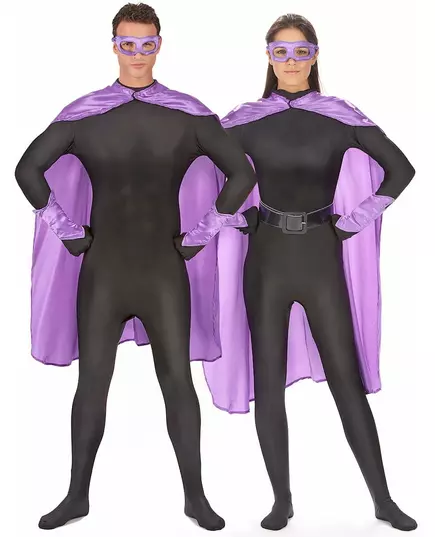 Adult Purple Superhero Kit