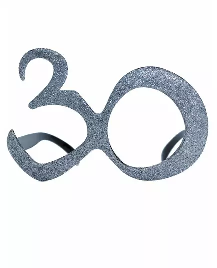 Glitterbriller til 30 år