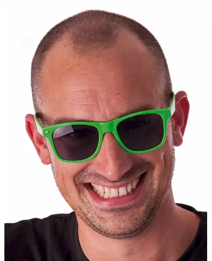 Adult green fluorescent blue glasses